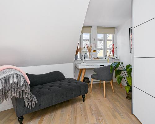 Liebhaverhjem midt på gågaden