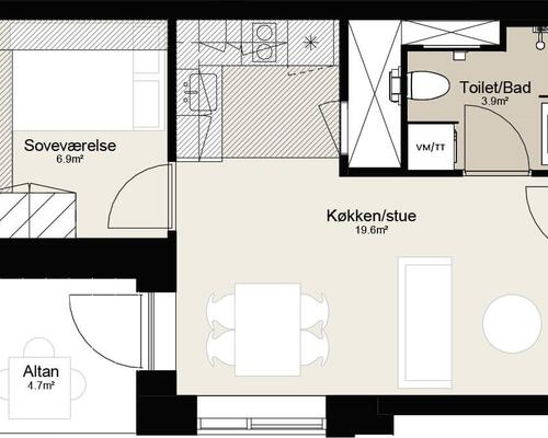 Rantzausbakke 80, 2. mf