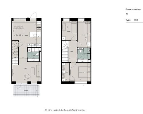 Familievenligt 4-værelses rækkehus med have og terrasse, lyst og rummeligt og med plads til hele familien - Ingen bindingsperiode!