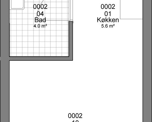 1 værelses lejlighed i Haderslev