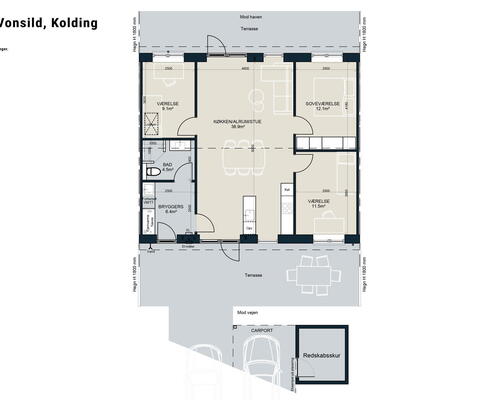 4 værelses hus i Kolding
