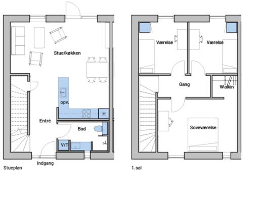 Dejligt 4-værelses rækkehus i 2 plan på James Tobins Alle