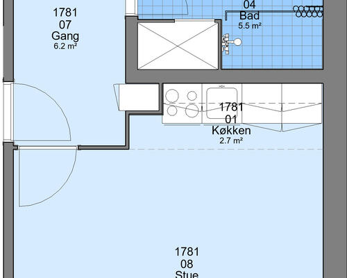 2 værelses lejlighed i Esbjerg Ø