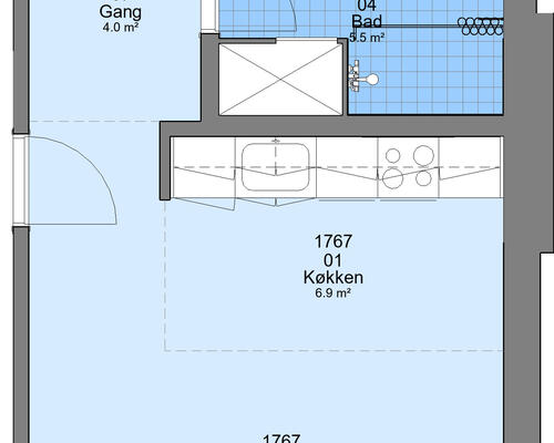 2 værelses lejlighed i Esbjerg Ø