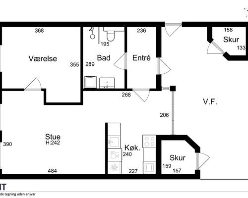 Lys og indflytningsklar 2-værelses på 70 m2 med elevator, gårdmiljø og parkering – tæt på Aalborg Storcenter og E45