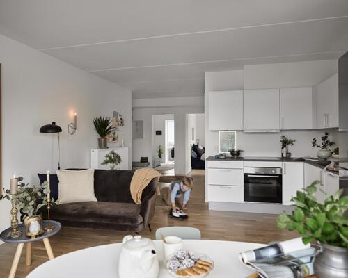 Stor, lækker lejlighed på 105m2