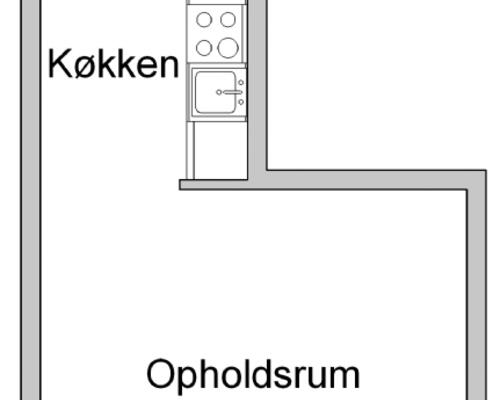 1 værelses lejlighed i Holstebro