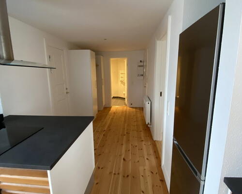 Totalmoderniseret 2-værelses taglejlighed med hems og indbygget tagterrasse – 91 m2 i hjertet af Aalborg