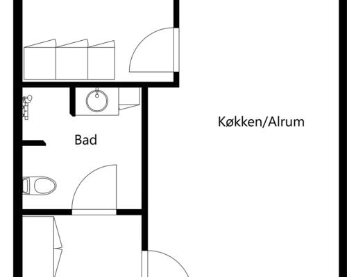 Ét plans rækkehus med egen have 🏡<br>