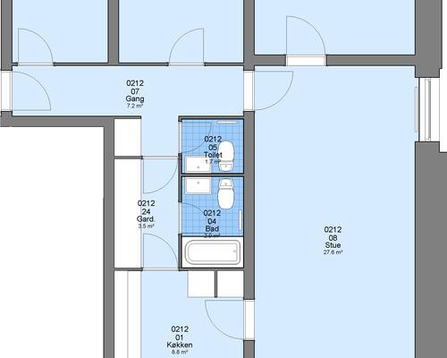 4 værelses lejlighed i Esbjerg Ø
