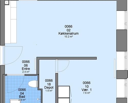 2 værelses lejlighed i Esbjerg