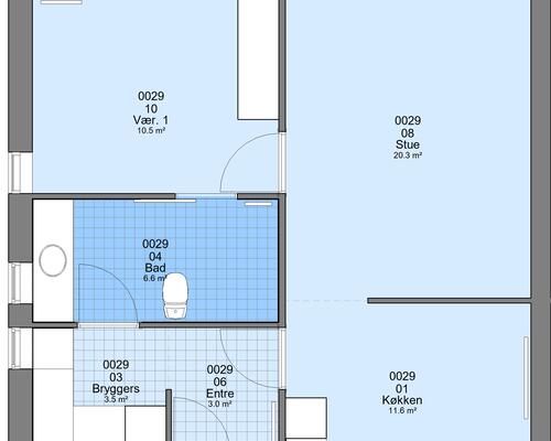2 værelses hus i Haderslev