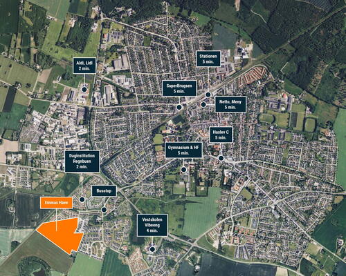 4 værelses hus i Haslev