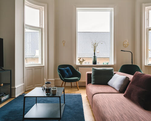 6 værelses lejlighed i København V