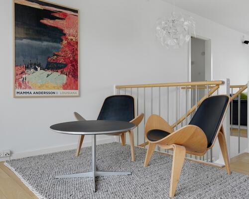 UDEN BOPÆLSPLIGT , eksklusiv penthouselejlighed i 2 plan med 4 soveværelser