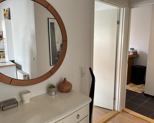 Stor 2. værelses lejlighed midt i Vejle gågade