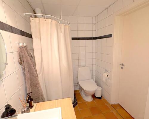 Lys lejlighed, med altan, i Gentofte