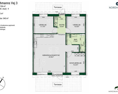 4 værelses hus i Kalundborg