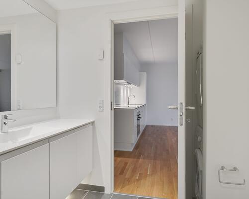 Indbydende lejlighed med moderne detaljer i Nørresundby