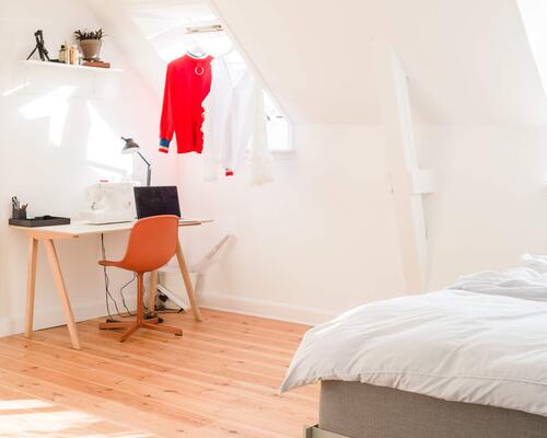 22 m2 værelse i København K