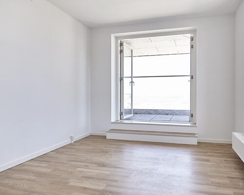 Penthouse på 128 m2 med 3 gode soveværelser