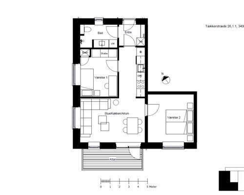 Moderne boliger i Tækkerhusene, Hillerød: Elevator og privat altan. Perfekt beliggenhed ved både natur og by liv
