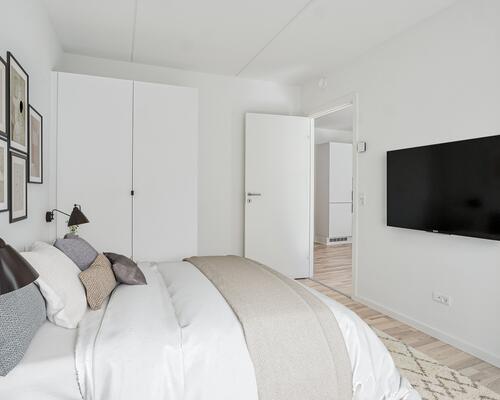 Egedal Stationsby - Moderne 2-vær. lejebolig med stor solrig altan