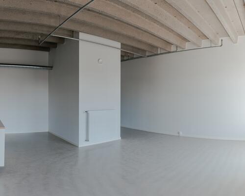 Lyst studio med plads til det hele