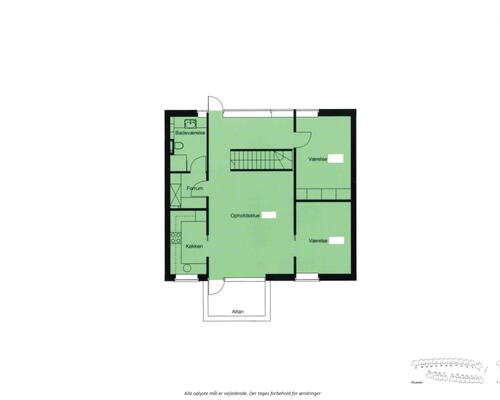 Stor og rumlig 4-værelses lejlighed på hele 123 m2 ved Furesø med både altan og terrasse. Højt til loftet og 2 badeværelser!