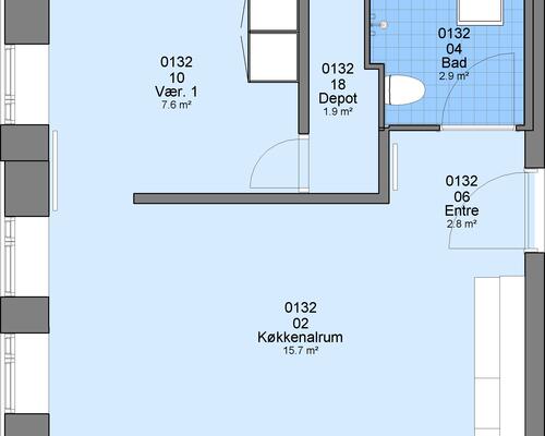 2 værelses lejlighed i Esbjerg