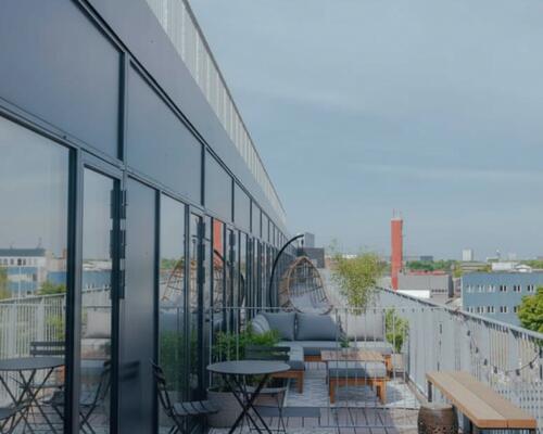 Unik bolig nær centrum med privat tagterrasse!