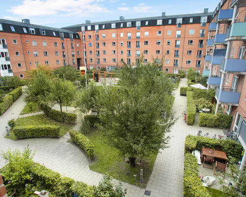 4 værelses lejlighed med sydvestvendt altan
