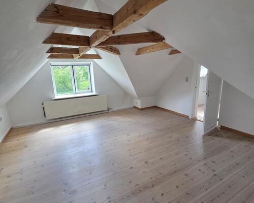 Rummeligt hus på landet med lavt forbrug, frugthave og stor terrasse – 188 m2, 7 værelser og mulighed for lade