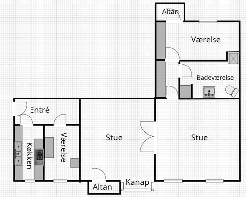 4-VÆRELSES MIDT PÅ TRØJBORG MED TO ALTANER