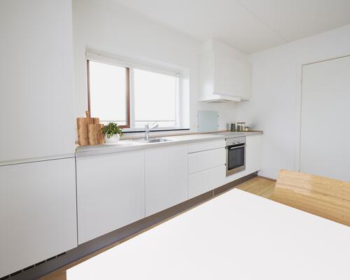 Eftertragtet rækkehus tæt på Aarhus med egen have