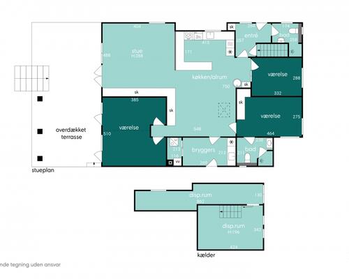 Charmerende bungalow i naturskønne Hareskovby – 149 m² tæt på skov og København udlejes et år
