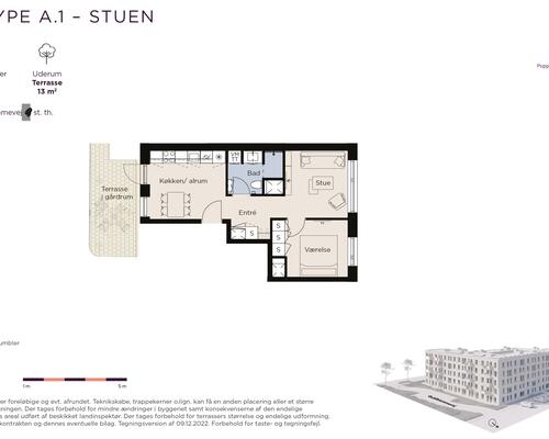 Moderne 2-værelses bolig i Ballerup