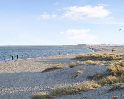 6 værelses lejlighed i to plan med sydvendt terrasse