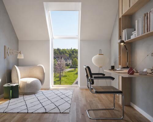 Nyopført rækkehus i to plan kun 13 km fra Aarhus