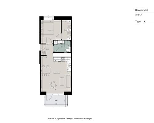 Flot 4-værelses rækkehus med lyst materialevalg, ekstra opbevarings plads og dejlig sydvendt terrasse og have - Ingen bindingsperiode!