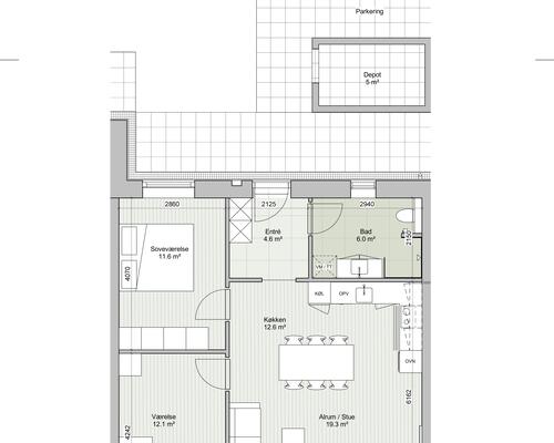3 værelses hus i Vejen