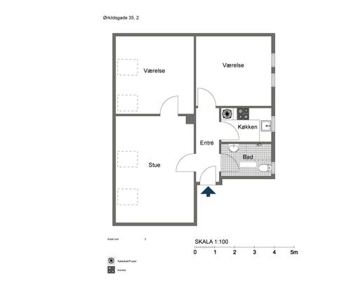 Lys, lækker og delevenlig 3-værelses i Svendborg by!