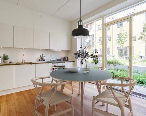 Bæredygtig og moderne lejebolig med masser af sjæl