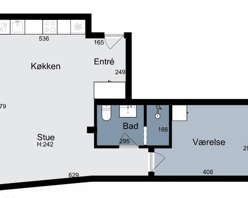 2 værelses lejlighed i Næstved