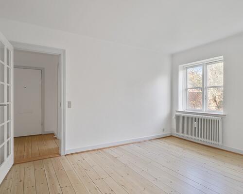 Charmerede lejlighed på lukket vej