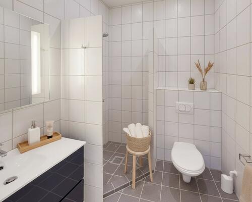 Indbydende lejlighed i Aalborgs hjerte med moderne faciliteter