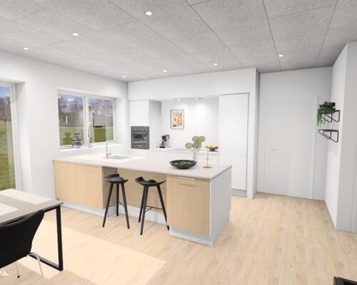 Nybygget, energivenlig og moderne hus til leje på Kong Christoffers Vej