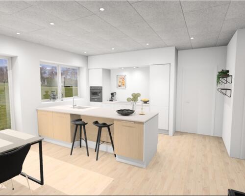 Nybygget, energivenlig og moderne hus til leje på Kong Christoffers Vej