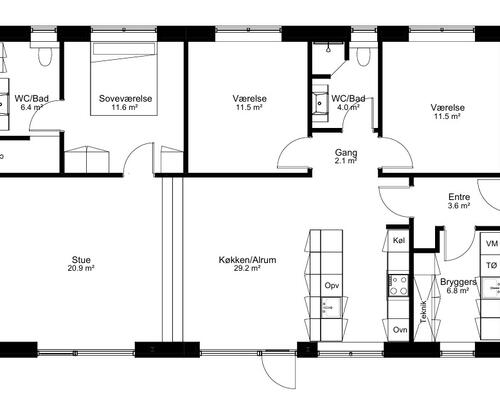 4 værelses hus i Viborg
