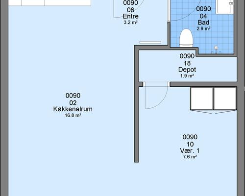 2 værelses hus i Esbjerg